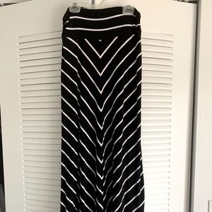 Striped Maxi Skirt